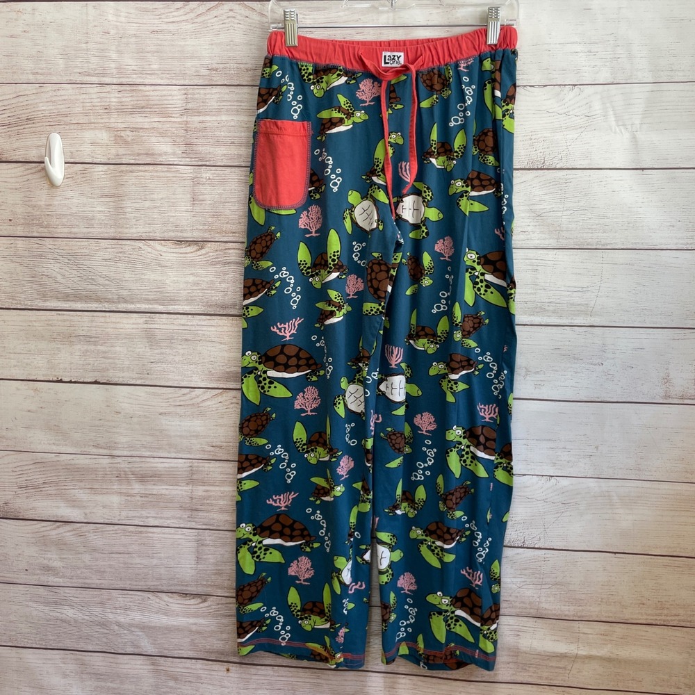 LAZY ONE LOUNGE PANTS IN TURTLE PRINT